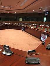 Salle du Conseil de l'Union européenne