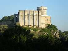 Photographie couleur du château de Falaise