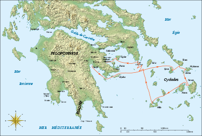 carte de l'expédition