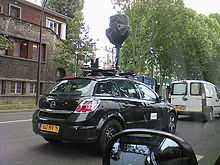 Voiture Google Street View à Paris