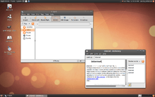 Une capture d'écran de GNOME 3.6 sous Ubuntu Linux