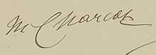 Signature de Jean-Martin Charcot