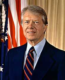 Portrait officiel de Jimmy Carter, en 1977.