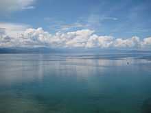 Photographie du lac d'Ohrid