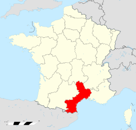 Localisation de Languedoc-Roussillon