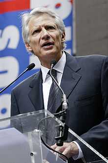 Dominique de Villepin lors du lancement de République solidaire, le 19 juin 2010.