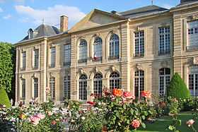 Le musée Rodin à Paris, côté jardin.