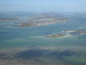  Vue aérienne des îles Keys.