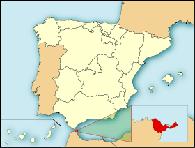 Localisation de Ville autonome de Ceuta