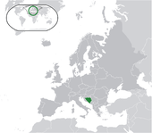 Description de l'image Location Bosnia-Herzegovina Europe.png.