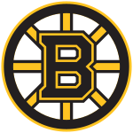 Logo des Bruins représentant un B sur une roue à huit rayons.