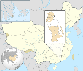 Carte indiquant la localisation de Macao dans la région