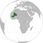 Description de l'image Mali (orthographic projection).svg.