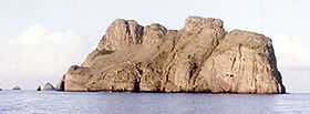 L'île de Malpelo dans l'océan Pacifique