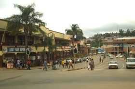 Une vue de Mbabane