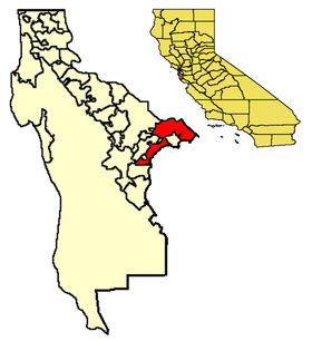 Carte du comté de Comté de San Mateo