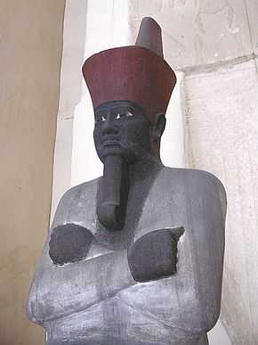 Montouhotep II sous l'aspect du dieu Osiris