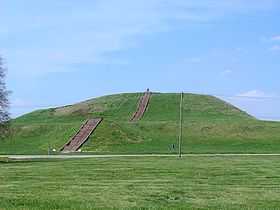 Un tertre à Cahokia : Monks Mound