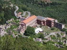 Le palais de Mistra