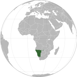 Description de l'image Namibia (orthographic projection).svg.