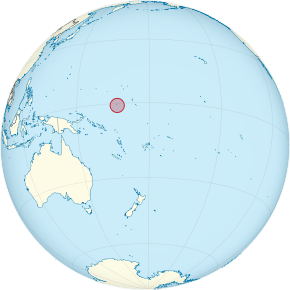 Description de l'image Nauru on the globe (Polynesia centered).svg.