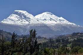 Vue depuis Yungay.