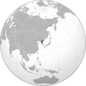 Description de l'image North Korea (orthographic projection).svg.