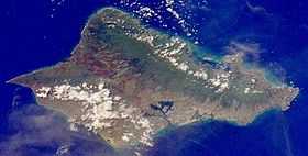 Image satellite d'Oahu