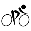 pictogramme d'un cycliste