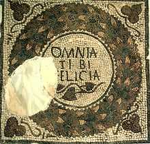 Mosaïque d’Omnia tibi Felicia