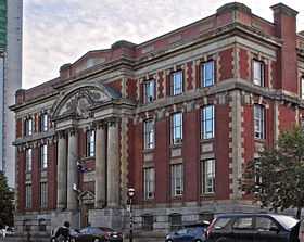 Édifice Camille-Laurin, siège social de l'Office québécois de la langue française, à Montréal, dans l'ancien édifice de l'École des Beaux-Arts, rue Sherbrooke Ouest