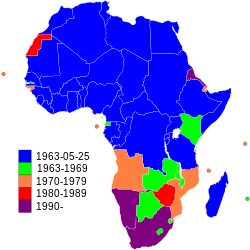 Carte de l'organisation