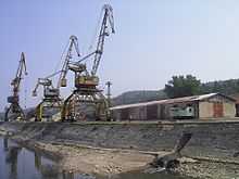 Photo d'un port sur le Danube à Orjachowo.