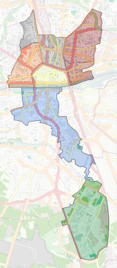 Plan des secteurs d'Orléans