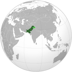 Description de l'image Pakistan (orthographic projection).svg.