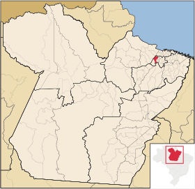 Localisation de Belém do Pará sur une carte