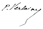 Signature de Paul Verlaine