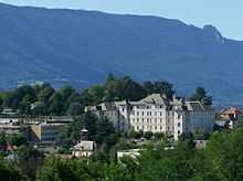 Vue du pavillon Sainte-Hélène du centre hospitalier de Chambéry