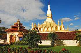 Le Pha That Luang (symbole du Laos)