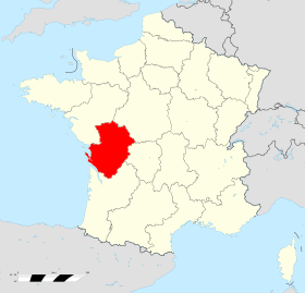 Localisation de Poitou-Charentes