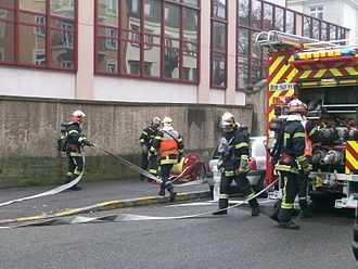 Intervention des sapeurs pompiers