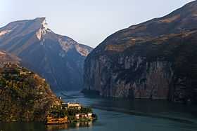 Le Yangzi Jiang aux Trois Gorges.