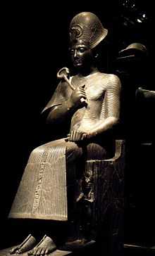 Statue de Ramsès II coiffé du khepresh - Musée égyptien de Turin