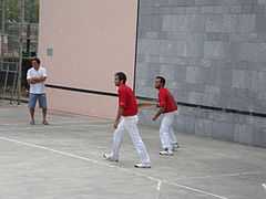 Rebot (Pelota), série renvoie de la pelote après rebond sur le mur 1.JPG