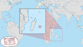 Localisation de La Réunion