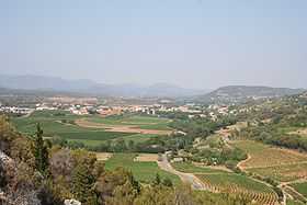 Un panorama sur le bourg