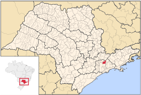 Localisation de Guarulhos sur une carte