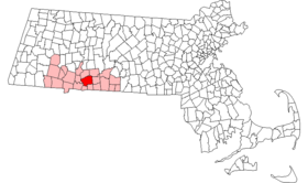 Carte du comté de Hampden