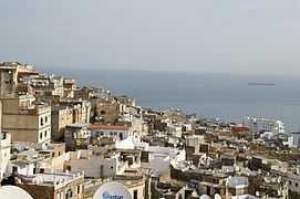 Vue d'ensemble sur les terrasses de la Casbah.