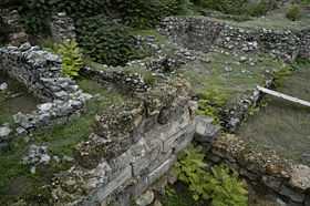 Ruines de la Cadmée à Thèbes